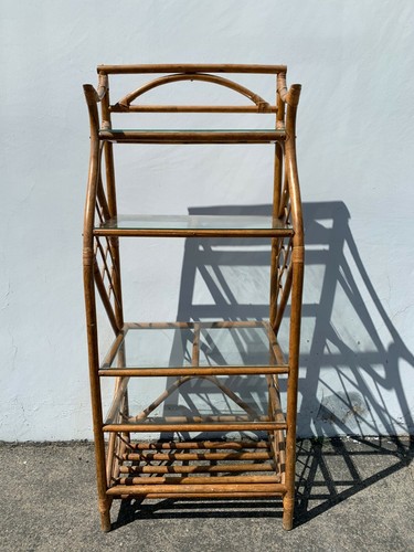 Rattan bookcase wicker woven - rattan,