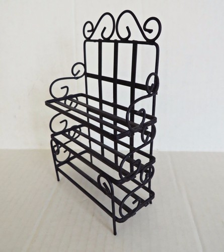 Vtg dollhouse miniature black - vtg,